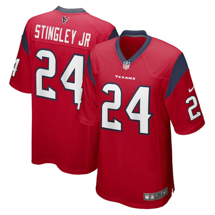 Men Houston Texans #24 Derek Stingley Jr. Nike Red Player Game NFL Jersey